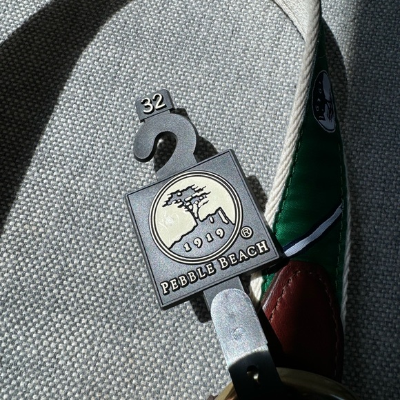 Pebble Beach Diagonal Ribbon Belt NWT - Picture 7 of 8